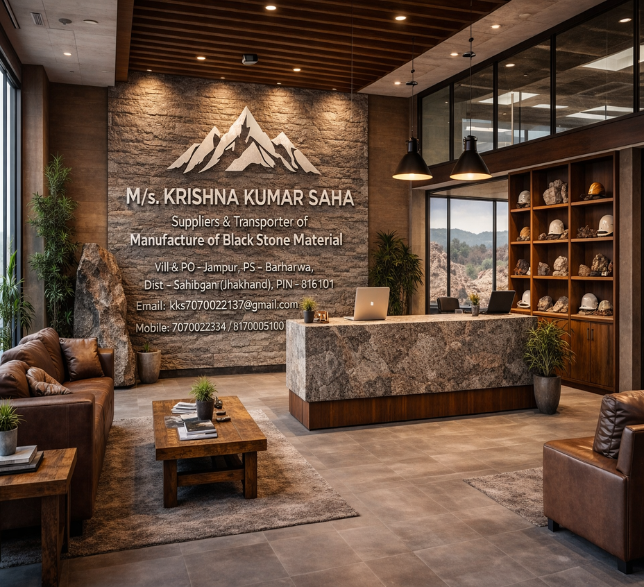 Reception area of Krishna Kumar Saha